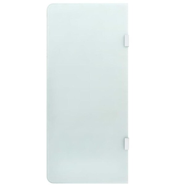 Wall-mounted Urinal Privacy Screen 90x40 cm Tempered Glass vidaXL