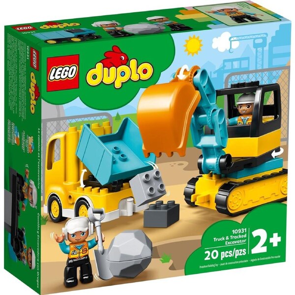 LEGO DUPLO 10931 Truck and Tracked Excavator