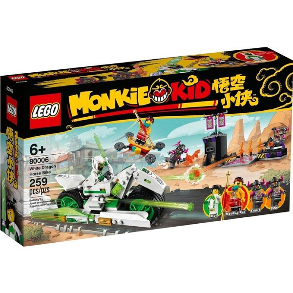 LEGO Monkie Kid 80006 White Dragon Horse Bike