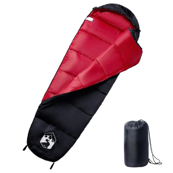 Mummy Sleeping Bag for Adults Camping 3 Seasons vidaXL