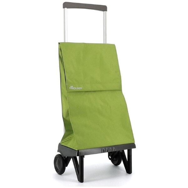 Rolser Plegamatic MF Folding 2 Wheel Trolley Lime