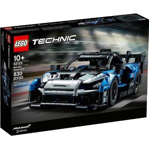 LEGO 42123 Technic McLaren Senna GTR Racing Sports Car, Vehicle Construction