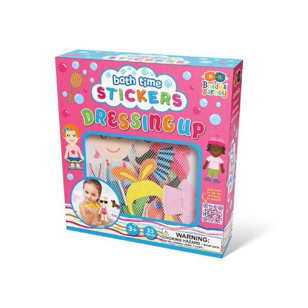 Buddy & Barney Bath Time Stickers -- Dressing Up, BB008