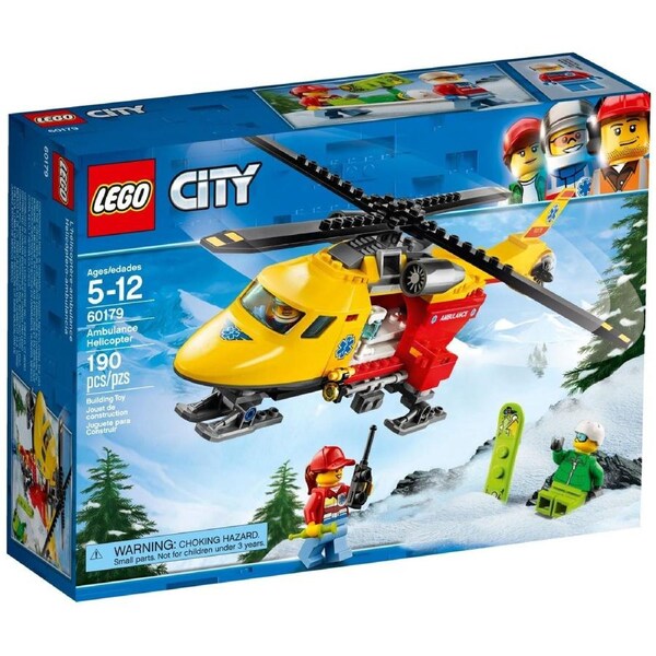 LEGO 60179 Ambulance Helicopter: Rescue Mission Toy Set