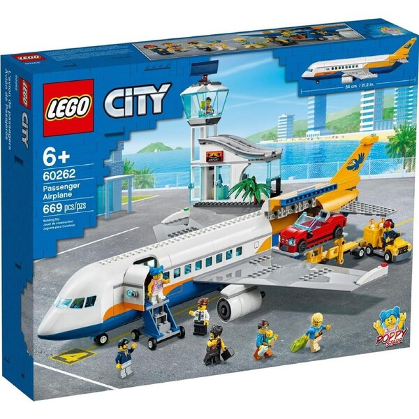 LEGO 60262 City Passenger Airplane: Airport Playset