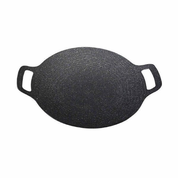 Korean BBQ Grill Pan for Stovetop Barbecue Portable Hot Plate