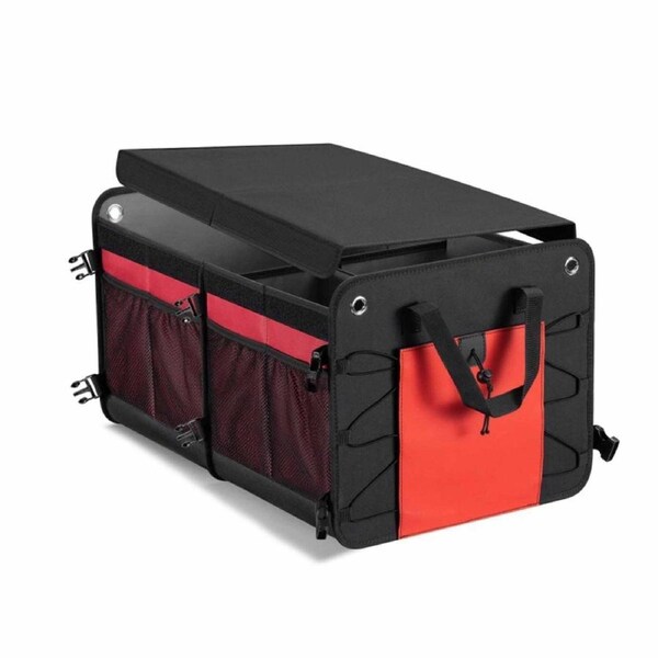 Car Trunk Organizer SUV Trunk Collapsible Cargo Storage Fold Box With Lid