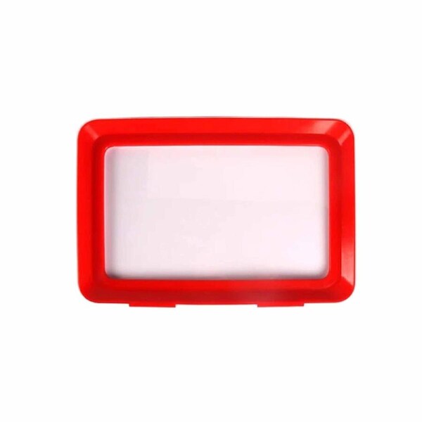 4pcs Food Preservation Tray Reusable Plastic Food Fresh Storage Container Plate Cover
