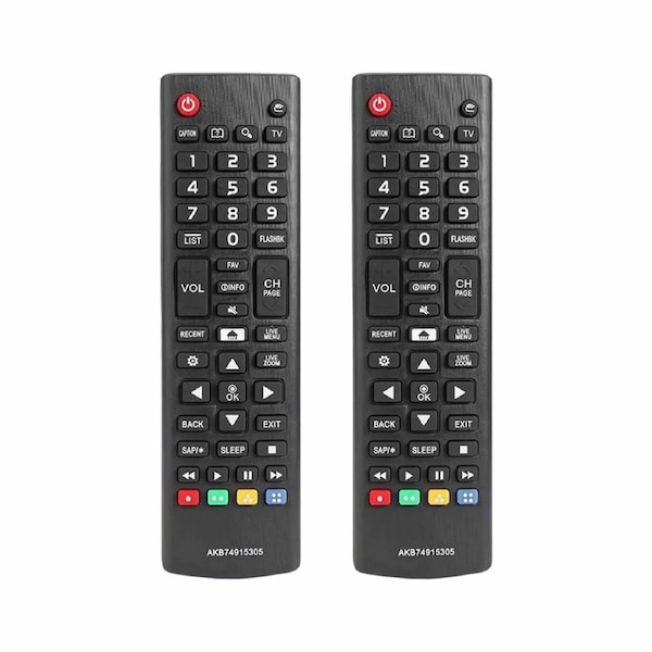 2pack Universal Remote Control for All LG Smart TV LCD LED OLED UHD HDTV Plasma