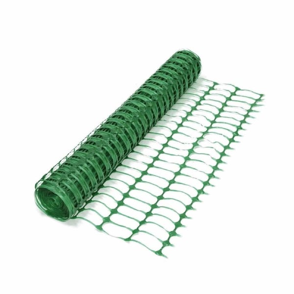 Green Plastic Barrier Mesh Roll Garden Barrier Yard Garden 1m x 50m
