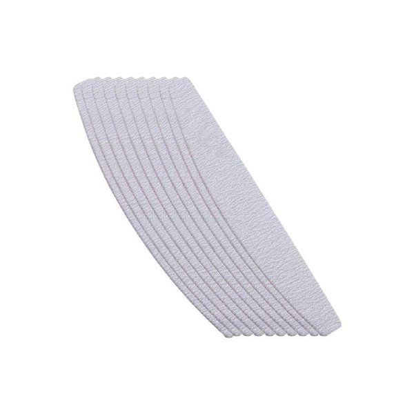 10pcs Professional Moon Dust Nail Files 100/180 Grit Natural Acrylic Manicure Pedicure
