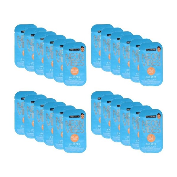 24PK Freeman Ghosted Clean Pores Neon Vibes Peel Off Face Mask Kakadu Plum