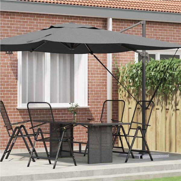 Roma Umbrella Anthracite 286 x 284 x 265 cm vidaXL