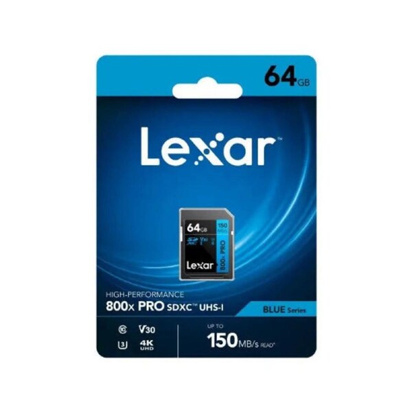 Lexar Pro 64GB SDXC Blue 150Mbs Card