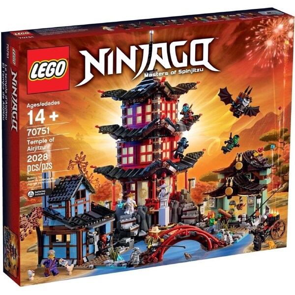 LEGO 70751 Temple of Airjitzu Ninja Village Set