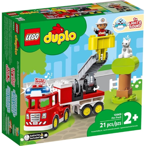LEGO 10969 DUPLO Rescue Fire Truck with Lights & Sound