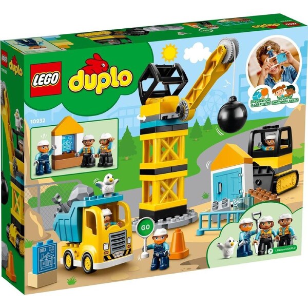 LEGO 10932 DUPLO Construction Wrecking Ball Demolition Set
