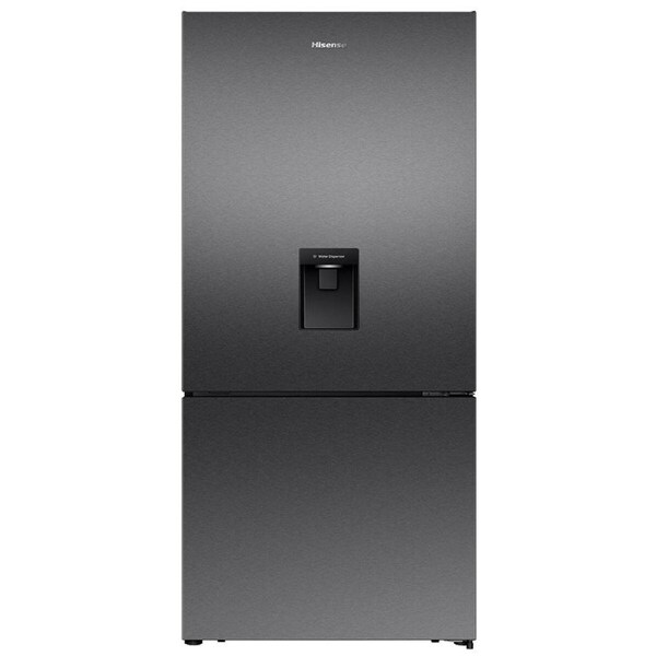 Hisense 500L PureFlat Bottom Mount Refrigerator Dark Steel HRBM500TBW