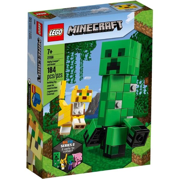 LEGO 21156 BigFig Creeper & Ocelot Minecraft Figures