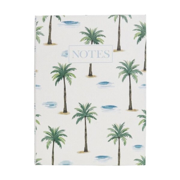 LVD Textured Cover Notebook Journal W/ Large Palms 29x21.5x2cm