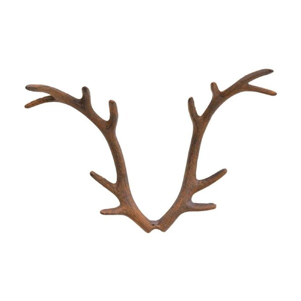 LVD Tall Deer Antlers Hooks Home Wall Decoration Rustic Decor 31x14.5x21cm