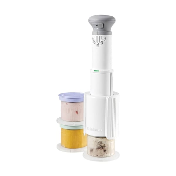 Cuisinart Freeze Wand Ice Cream Dessert Maker 1.1L 32x20x16cm - White