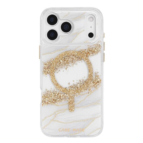 Case-Mate Karat Granite MagSafe Case - For iPhone 17 Pro Max - Gold - Gold [CM057234]