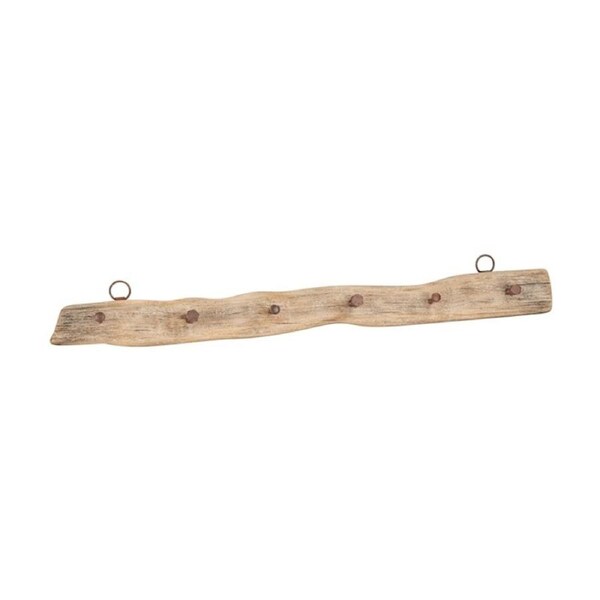 Sleeper Nail Indoor/Home Decor Timber Rail Coat Rack Hanger 106x15x8.5cm