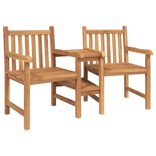 Garden Outdoor Chairs 152 x 63 x 89 cm Solid Teak Wood vidaXL