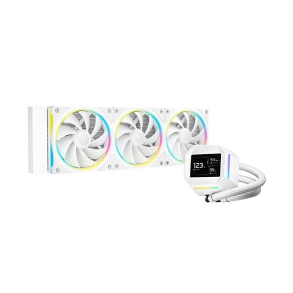 DeepCool LM360 ARGB Liquid Cooler Mini LCD Screen, 2.4' IPS, 320 240 Resolution