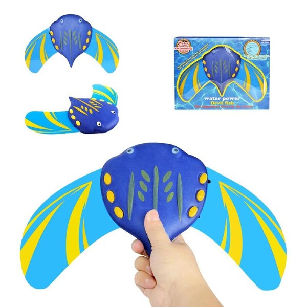HOLALA Stingray Underwater Glider Self-Propelled Toy Adjustable Fins-Blue