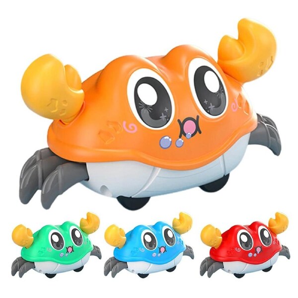 HOLALA 4 Pack Friction-Powered Walking Crabs for Ages 3+