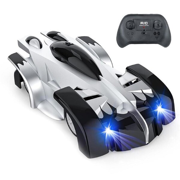 HOLALA Wall Climbing RC Car - 360 Degree Rotating Dual Mode with Headlight-Black