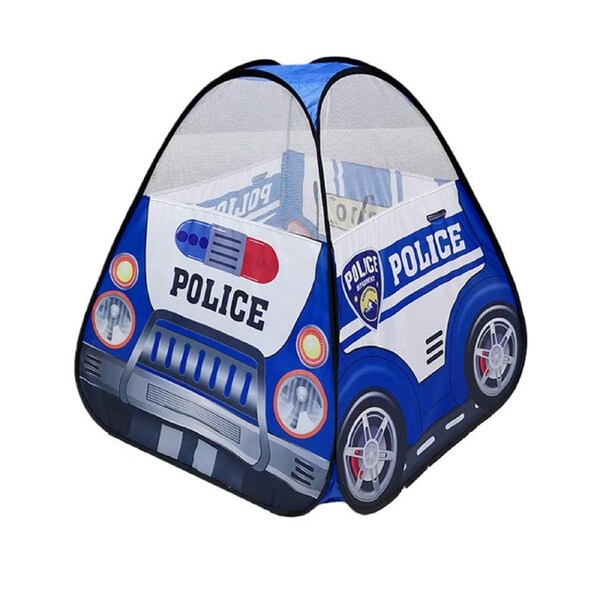 HOLALA Kids Play Tent Theme Cubby Playhouse Toy-PoliceCar2