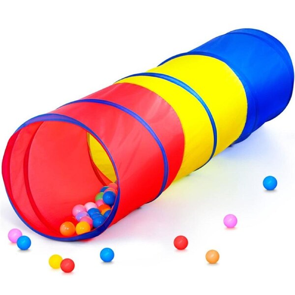 HOLALA Kids Play Tunnel Tent Colorful Pop-Up Crawl Toy-3Colors