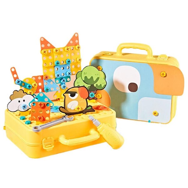 HOLALA Bird Electric Drill Play Kit for Ages 4-6