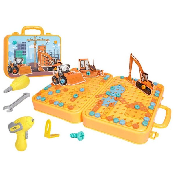 HOLALA Car Electric Drill Play Kit for Ages 4-6