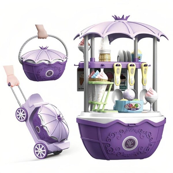HOLALA 4-in-1 69 Pcs Ice Cream Play Set
