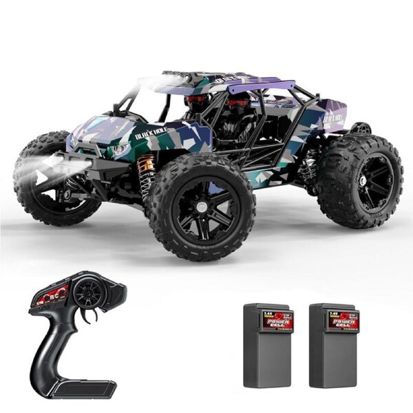 HOLALA 1/14 4WD RC Cars High Speed 60km/h Rechargeable With Light-3