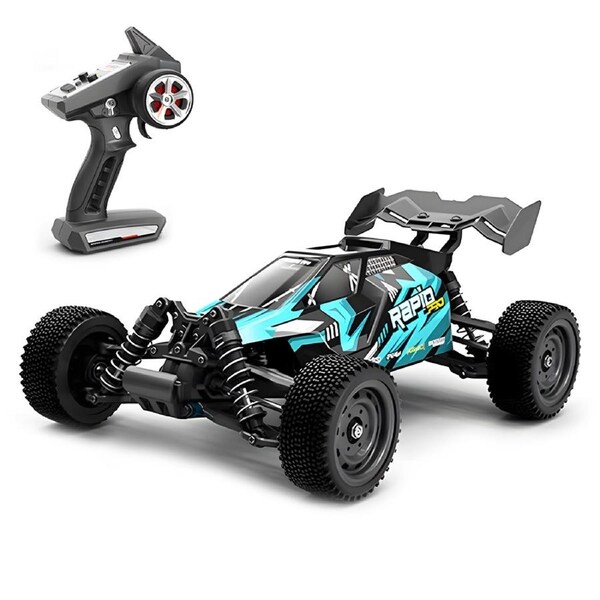 HOLALA Remote Control Car 2.4G Brushless Motor Four-Wheel Drive High Speed Racing for Kids-Blue