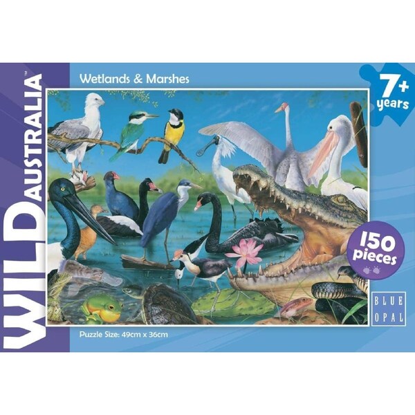 Blue Opal - Wild Australia Wetlands & Marshes Jigsaw Puzzle 150 Pieces