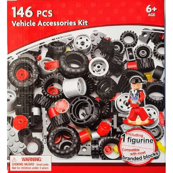 Building Blocks Vehicle Accessories Kit 146 Pieces