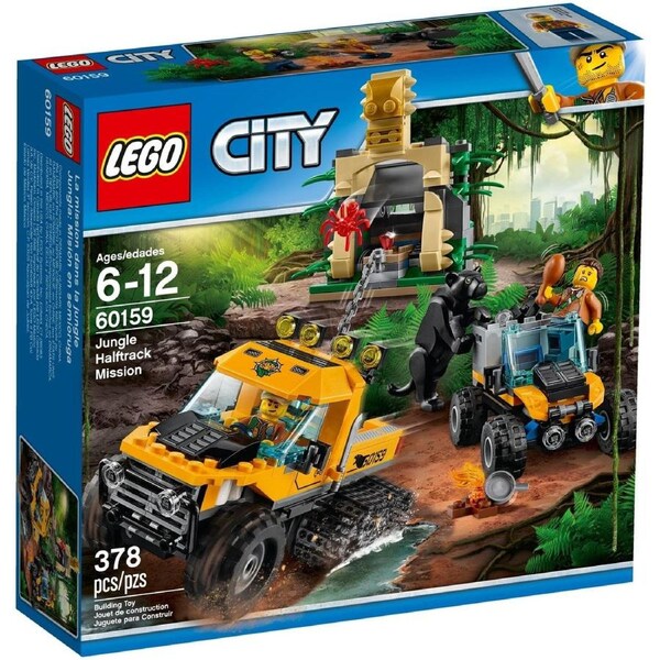 LEGO 60159 Jungle Halftrack Mission ATV & Temple Playset