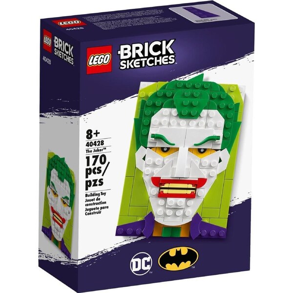 LEGO 40428 The Joker Brick Sketches Portrait