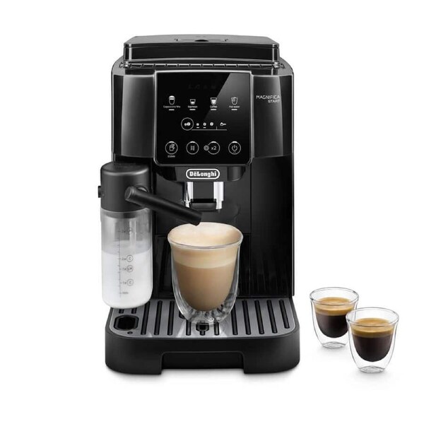 DeLonghi Magnifica Start With Milk Fully Automatic Coffee Machine Black ECAM22063B