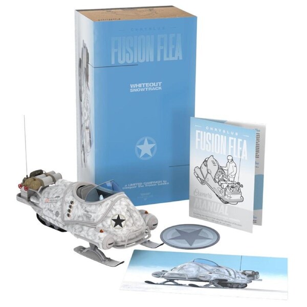 The Wand Company Fallout Whiteout Snowtrack Fusion Flea 1:18 Scale Diecast Replica