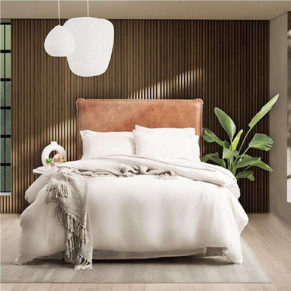 Ddecor Home Microfiber Quilt Cover w/ Pillowcase Set Vintage Washed Sand King