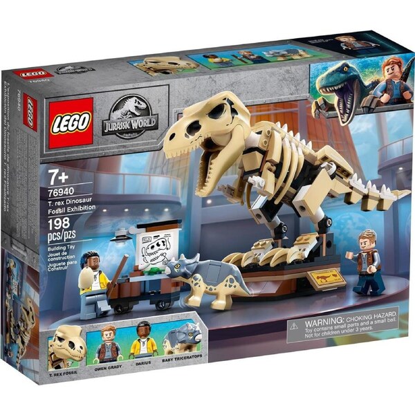LEGO 76940 Jurassic World T. rex Dinosaur Fossil Exhibition
