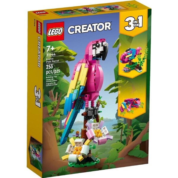LEGO Creator 3-in-1 Series 31144 Exotic Pink Parrot