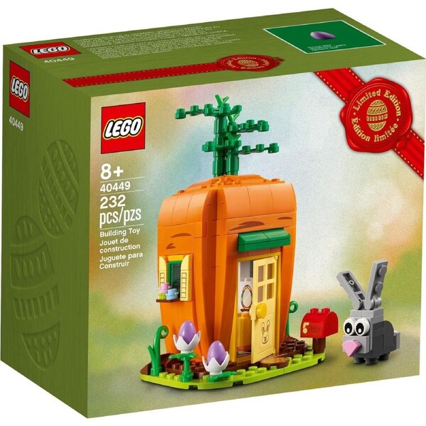 Lego Easter Excl 40449 Easter Bunny's Carrot House